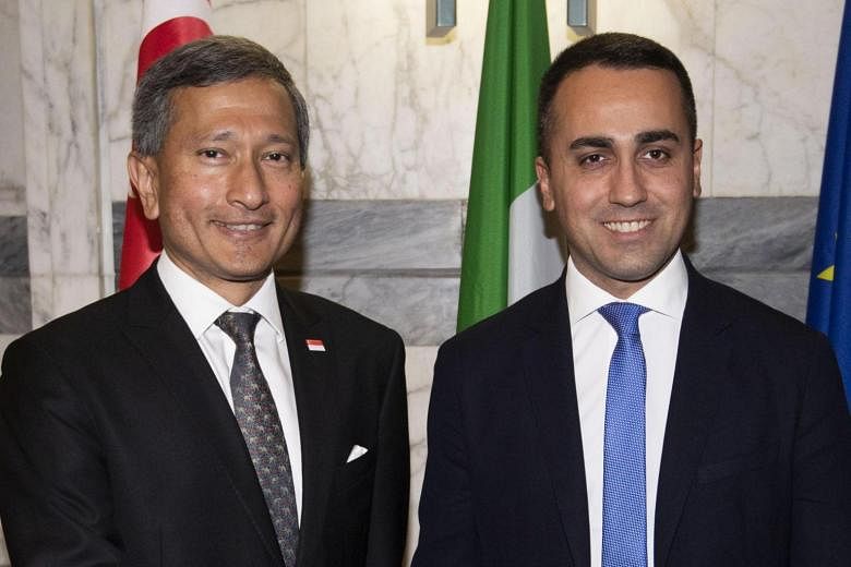 Singapura ‘pintu gerbang siap’ bagi Italia untuk terlibat dan berdagang dengan Asia Tenggara: Vivian Balakrishnan
