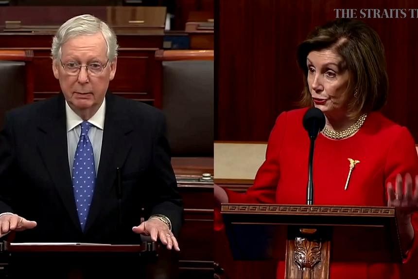 Ketua DPR AS Pelosi menentang McConnell atas kebuntuan persidangan pemakzulan